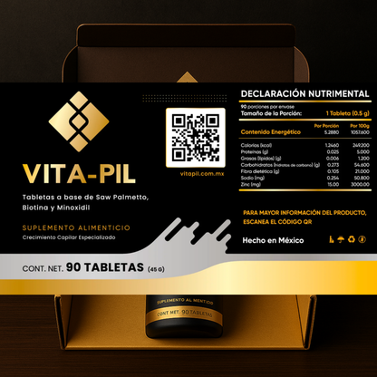 Vita-Pil - Recupera tu cabello en 90 días